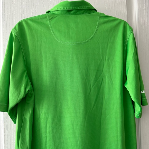 Sunice X-Static Bright Green Polo Shirt Sz M - Picture 6 of 10
